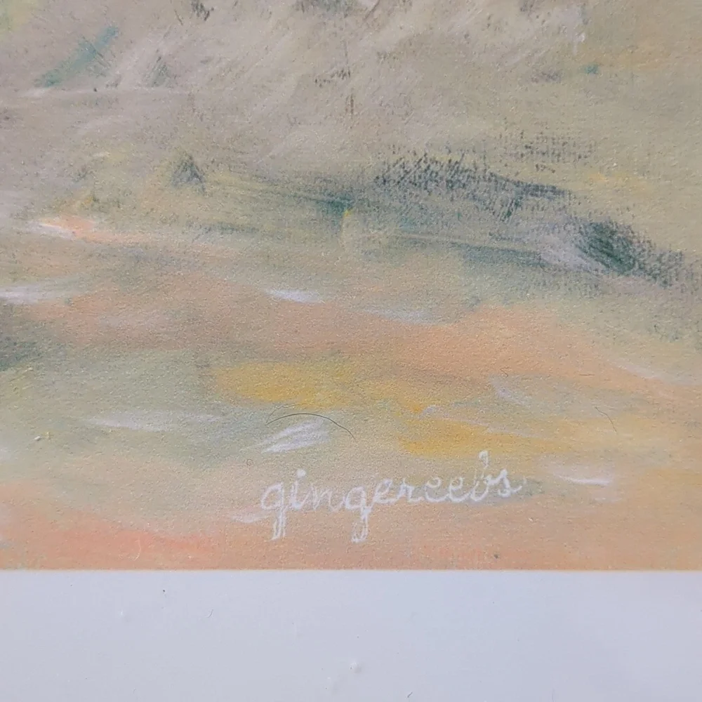 Old Wooden NC Fishing Pier New Giclee Art Print of Original Painting 16X12 - Picture 4 of 6